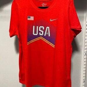 Nike Red Dri-FIT Athletic Tee